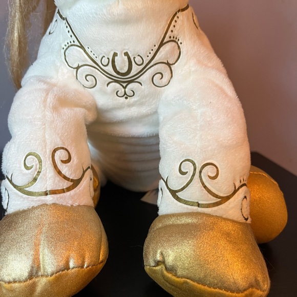 Build-A-Bear Enchanted White and Gold Pony Horse plush - Picture 4 of 14
